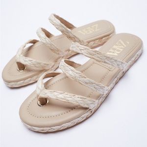 Zara Woven Flat Sandel